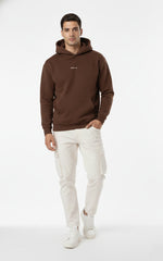 The Essential Brown Oversized Hoodie for Male