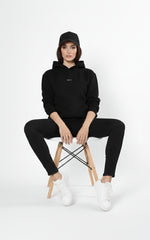The Essential Hoodie - Onyx Black for Female