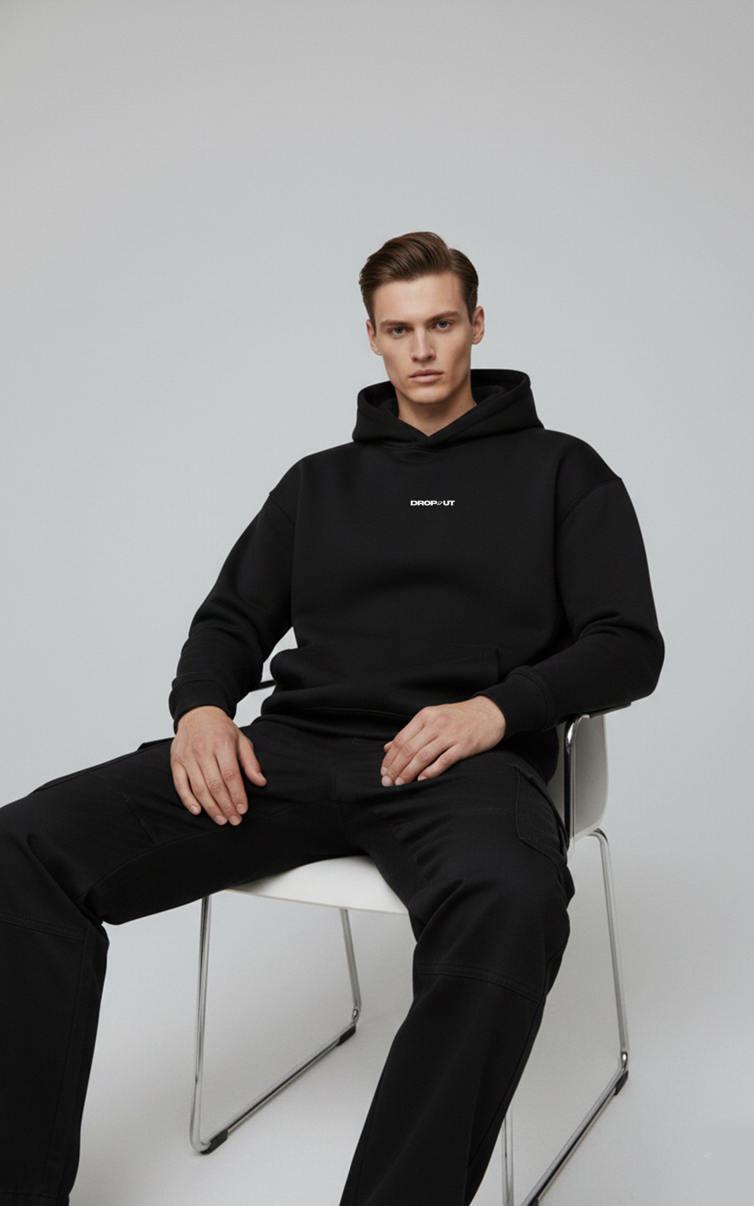 The Essential Hoodie - Onyx Black for Male