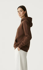 The Essential Brown Oversized Hoodie for Female