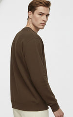 The DROP-OUT Signature Oversized Black Crewneck Sweatshirt
