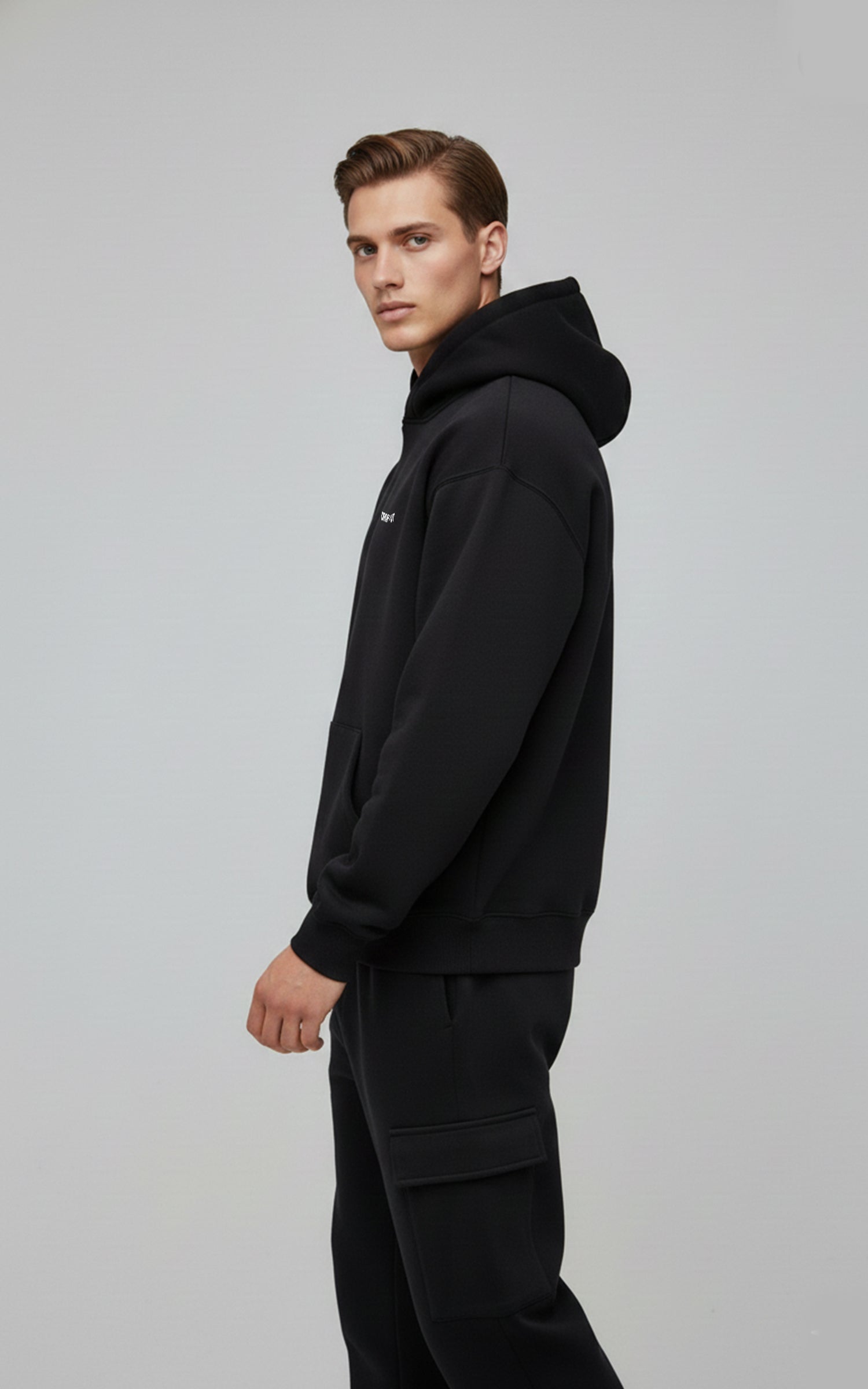 The Essential Hoodie - Onyx Black for Male