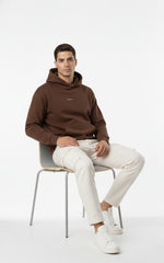 The Essential Brown Oversized Hoodie for Male