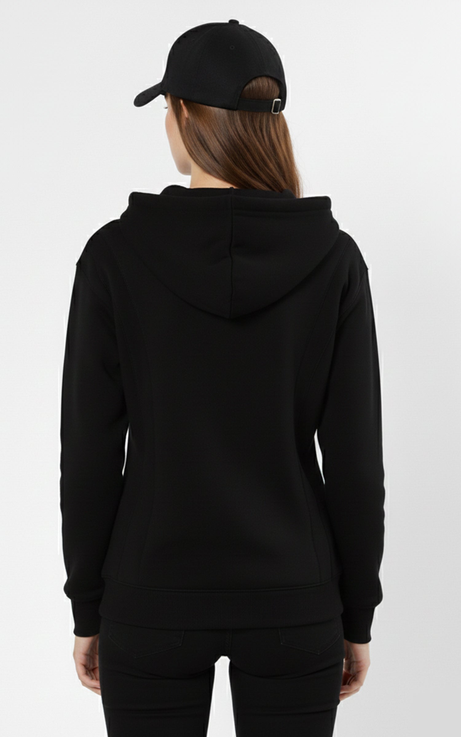 The Essential Hoodie - Onyx Black for Female