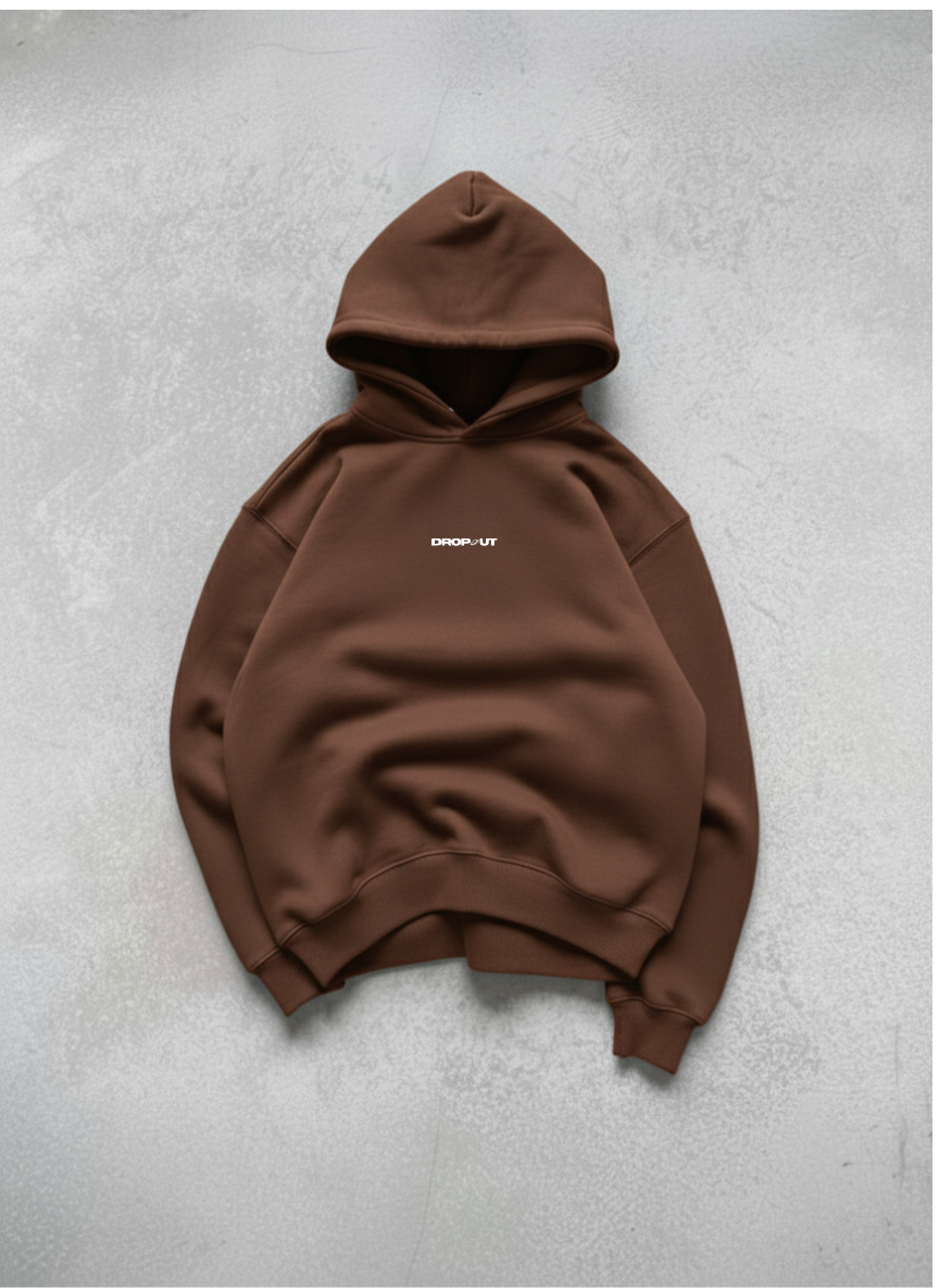The Essential Brown Oversized Hoodie for Female